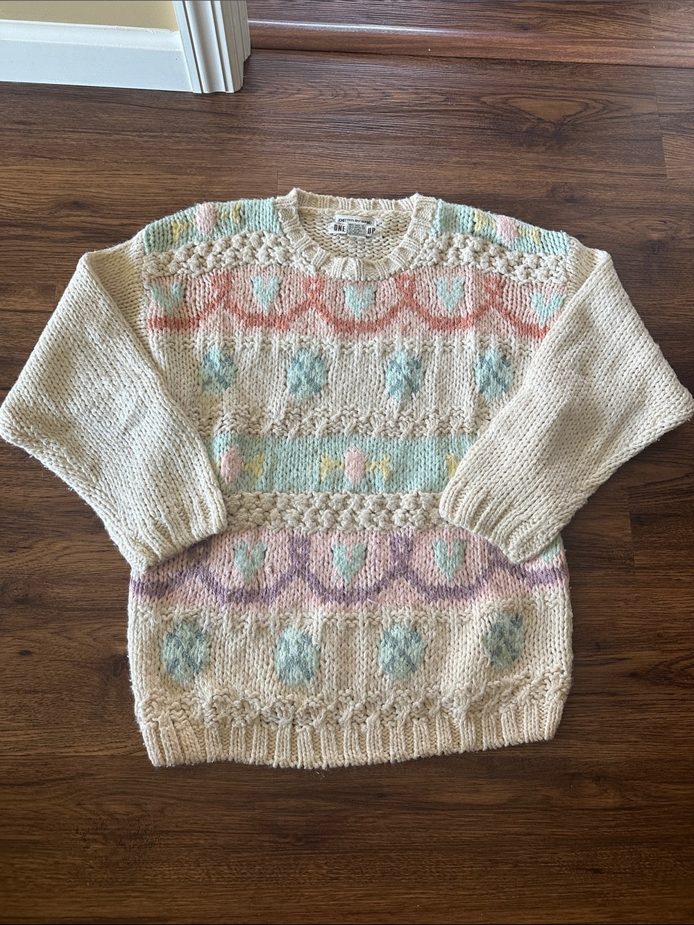 Handmade One Step Up Vintage Sweater Medium
